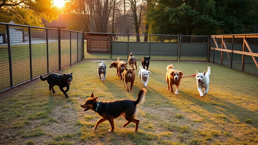 Hanna Dog Park at Northern Community Park dog park in Trenton, NJ