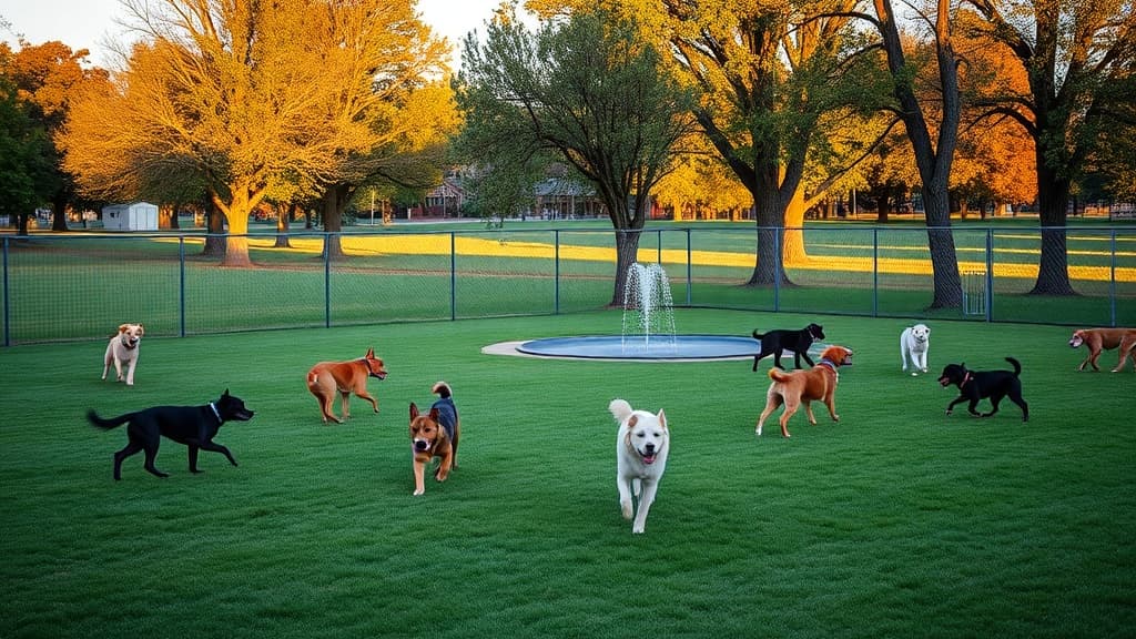 Dog Park at Pennington Park dog park in Delanco, NJ