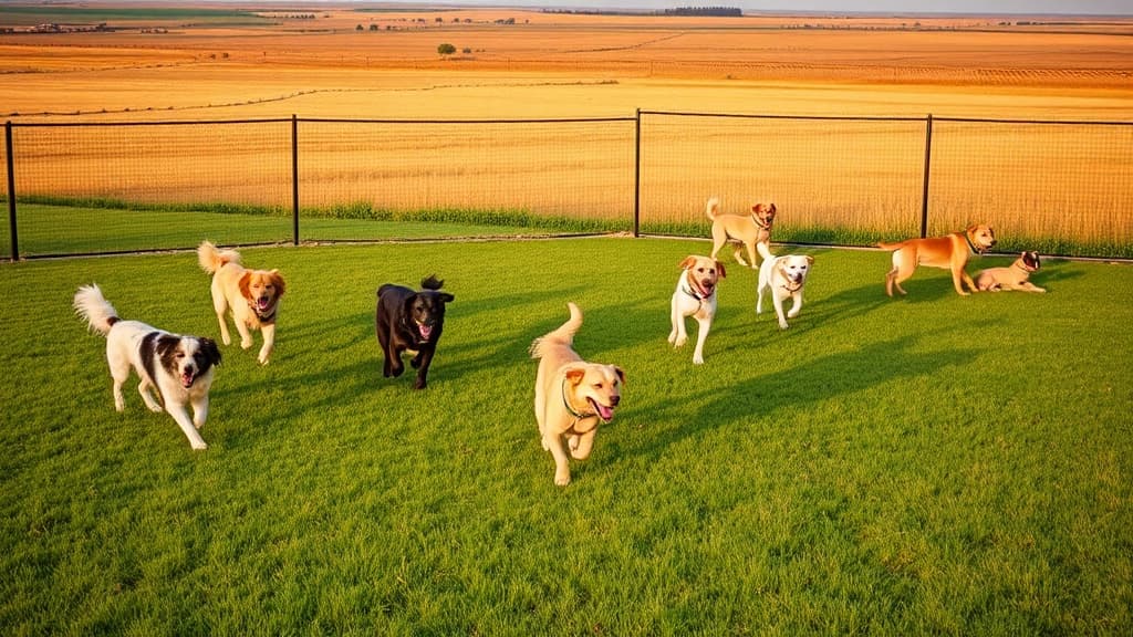Stransky Dog Run at Peterson Park dog park in Lincoln, NE