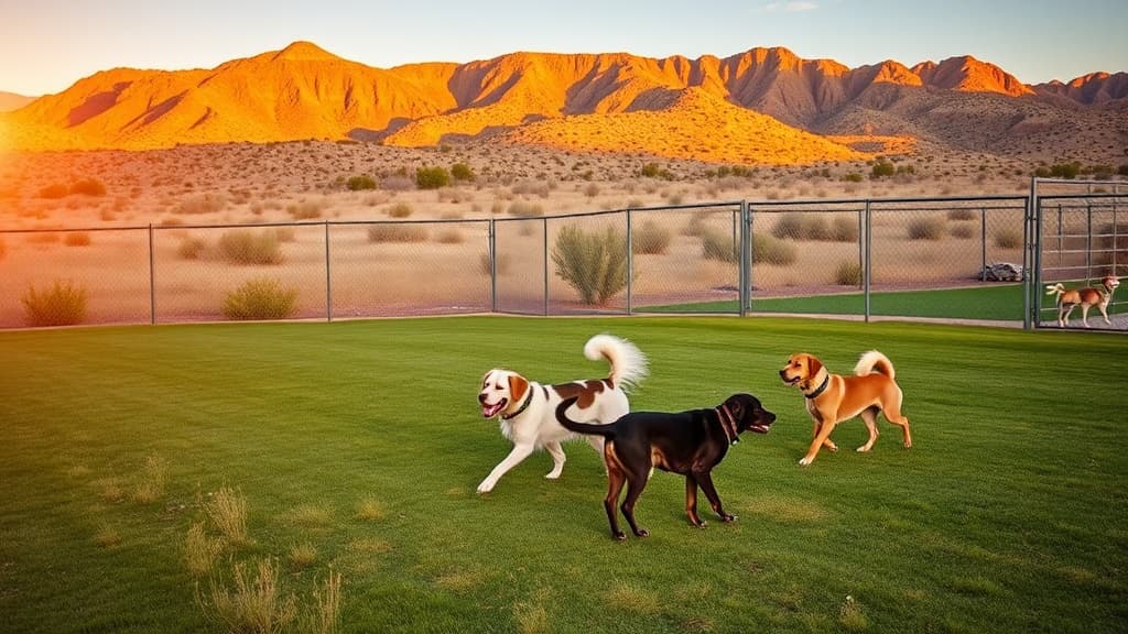 Dog Park at USS Bullhead Park dog park in Albuquerque, NM