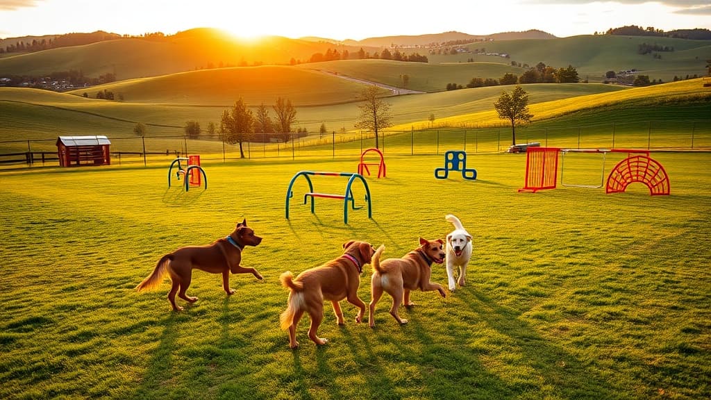 Bark Park dog park in Bentonville, AR