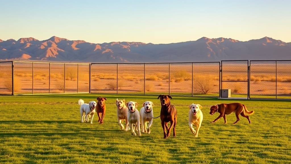 Love's Travel Stop dog park in Wells, NV