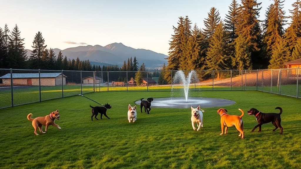 Hounds Hollow Dog Park dog park in Bonney Lake village, WA