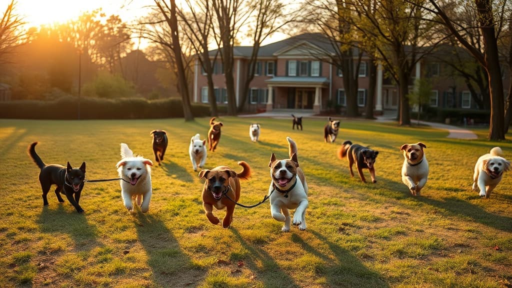 Small Dog Run dog park in Arlington, VA