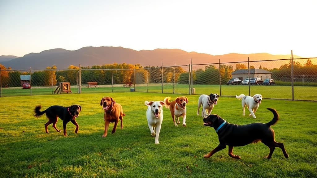Love's Travel Stop dog park in Reidsville, NC