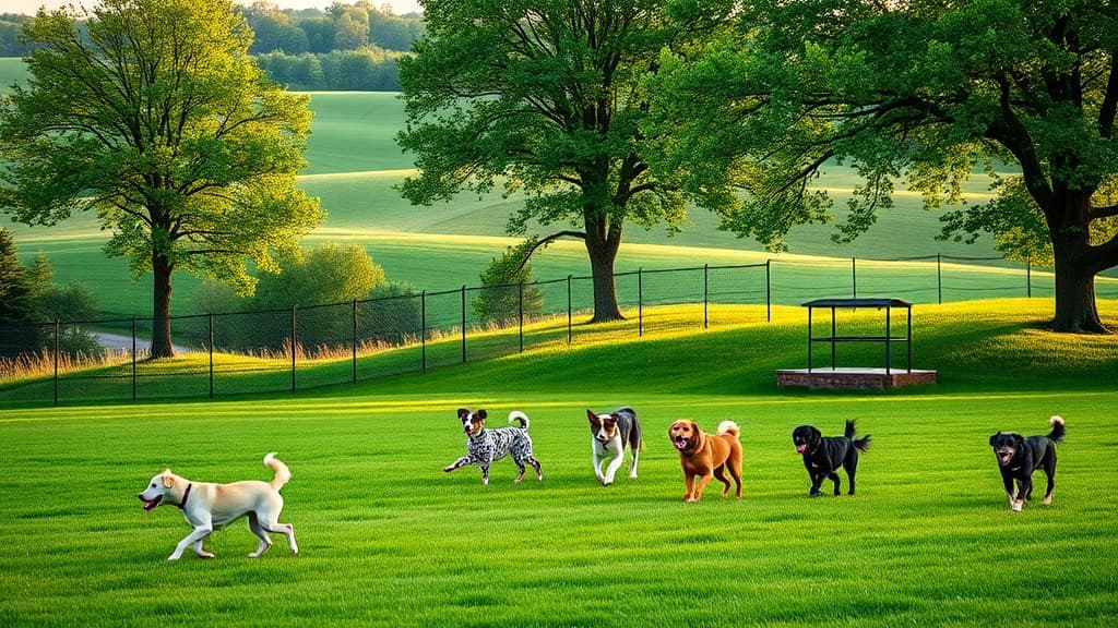 Love's Travel Stop Madison dog park in Madison, OH