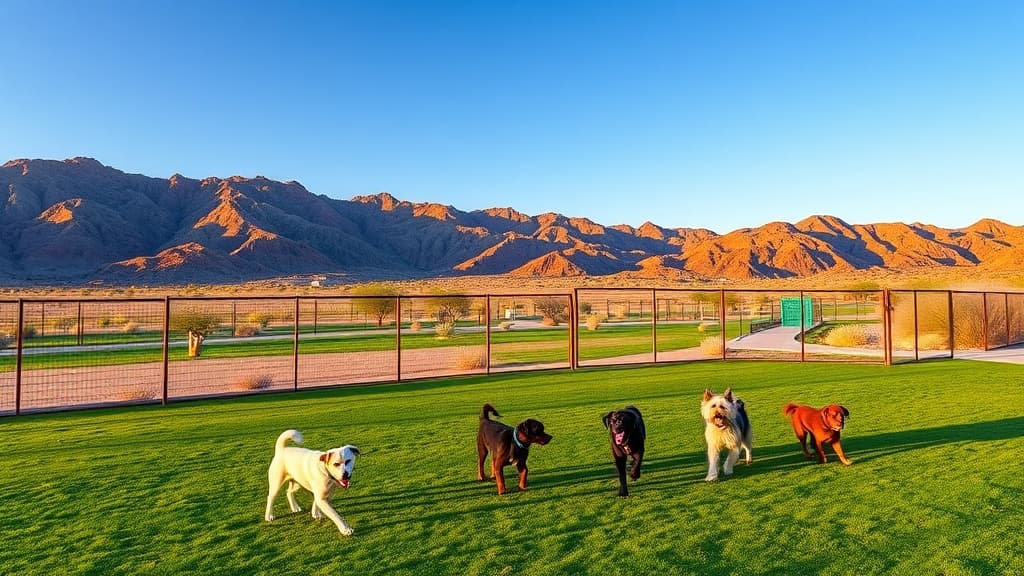 Jensen Trailside Dog Park dog park in Mesquite, NV