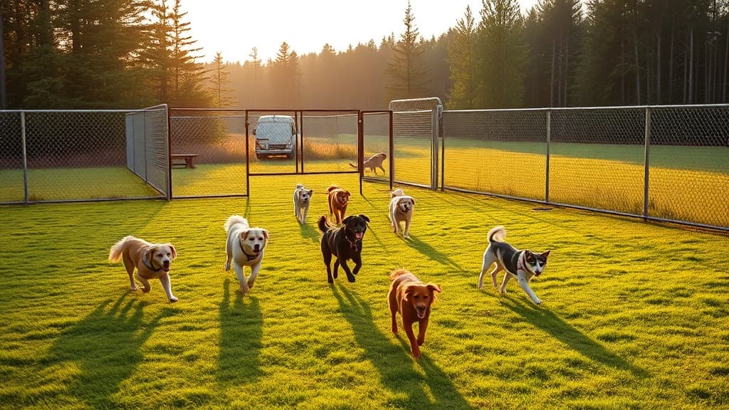 Love's Travel Stop dog park in St. Clair, MI