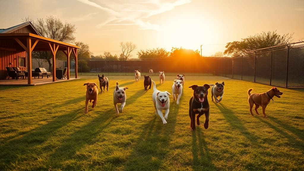 Backyard dog park in Dallas, TX