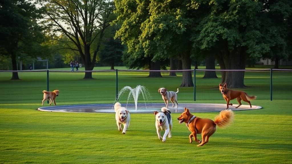 Mercer County Bark Park dog park in Princeton, NJ