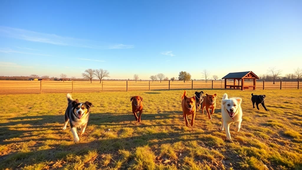Barking Ridge dog park in Tulsa, OK