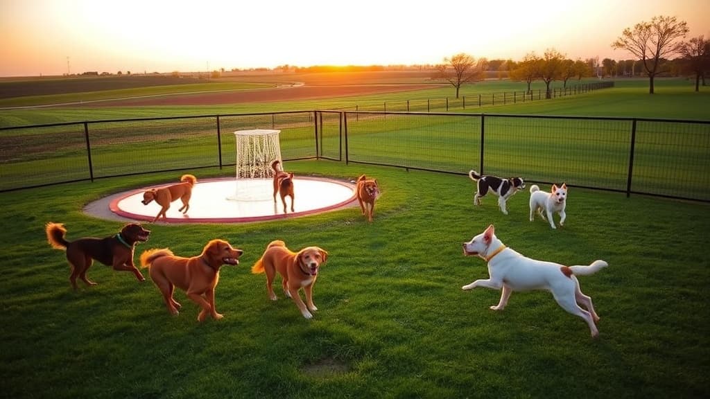 Dog Park at Culver’s dog park in Terre Haute, IN