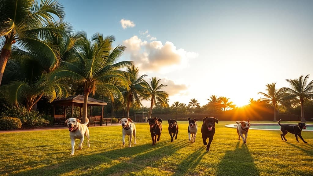 Bark Park Dog Beach dog park in Boca Raton, FL