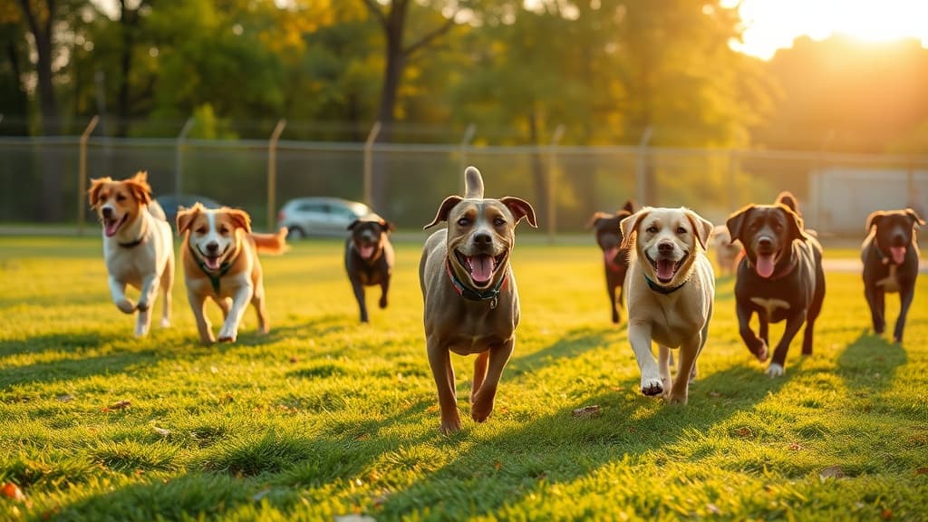 Dog Park dog park in Bartlett, IL