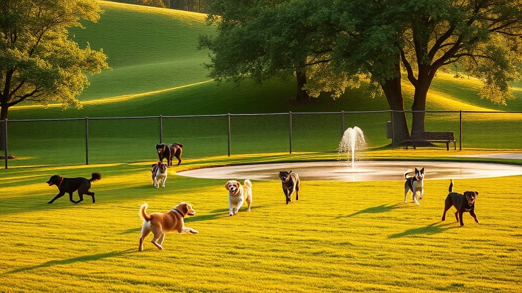 Bev's Dog Run dog park in Delphos, OH
