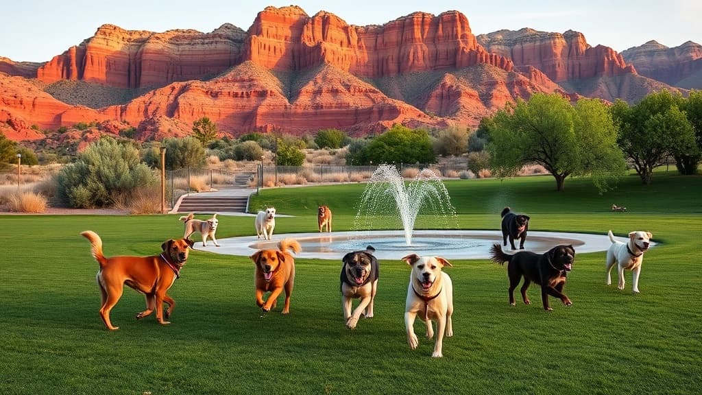 Merlin Olsen Central Park dog park in Logan, UT