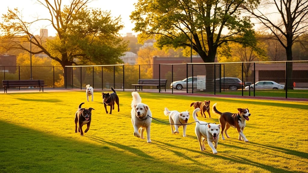 Barton Orchards dog park in Poughquag, NY