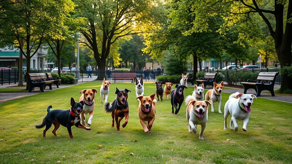 The Pocket dog park in Toronto, CA-ON