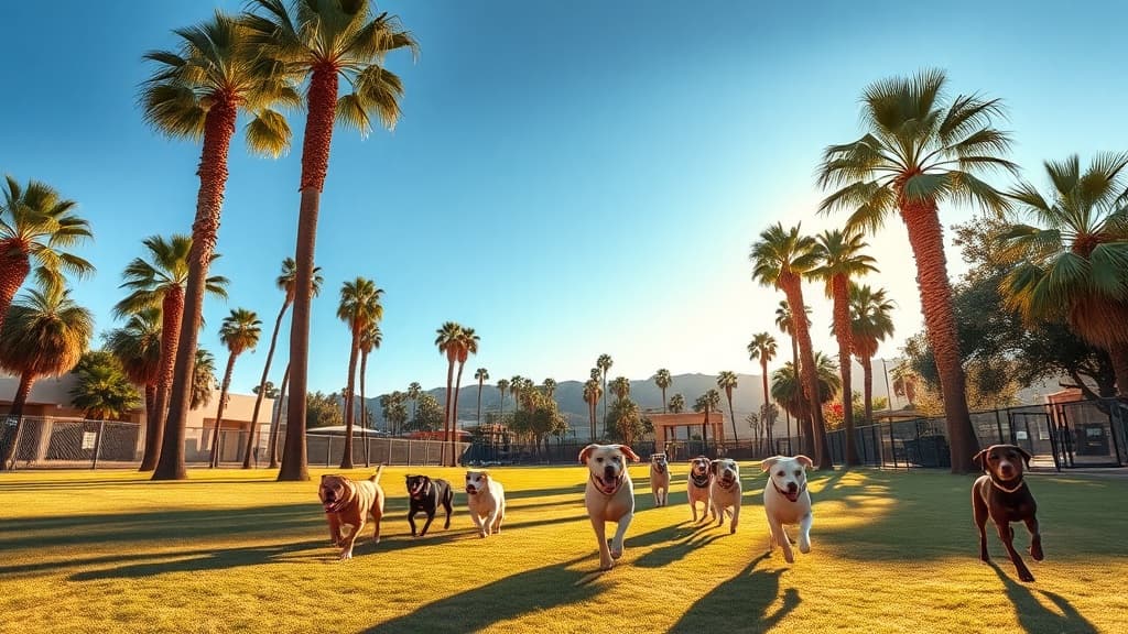 Dog Park dog park in Palm Springs, CA