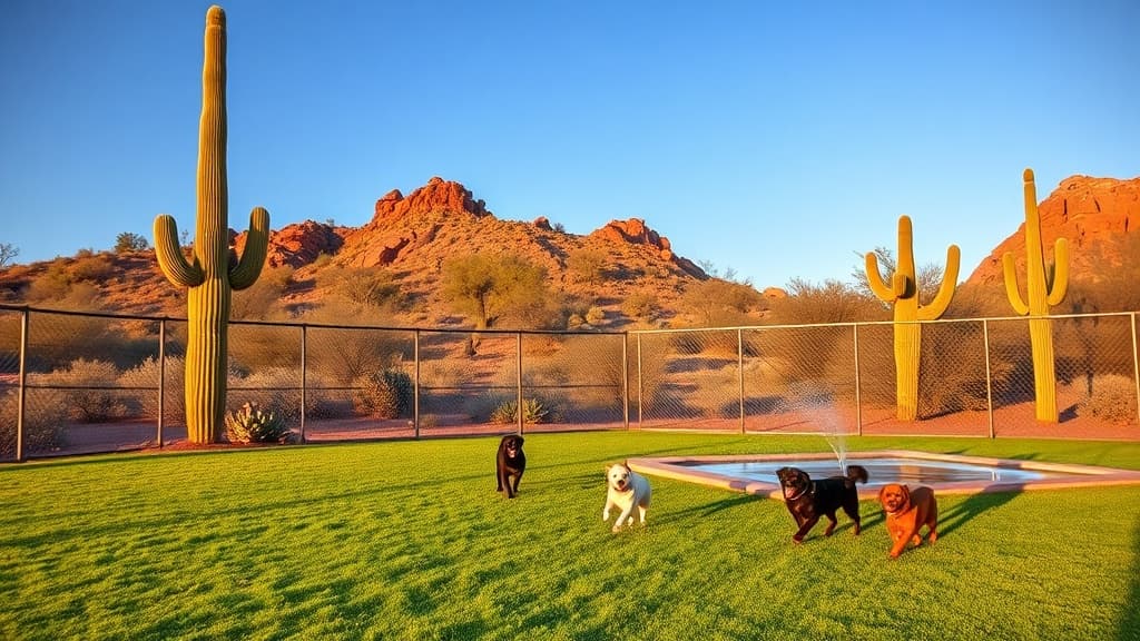 Dog Park at Crossroads at Silverbell District Park dog park in Tucson, AZ