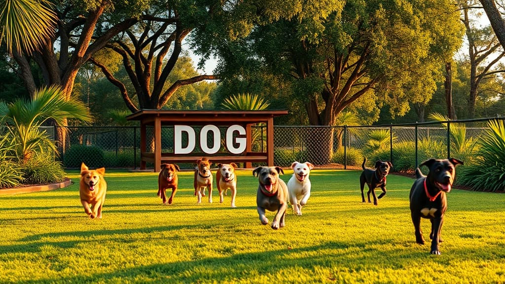 Big Dog Area dog park in Plantation, FL
