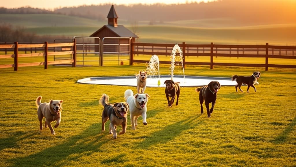 Bark Park at H.P. Thomas Park dog park in Bowling Green, KY