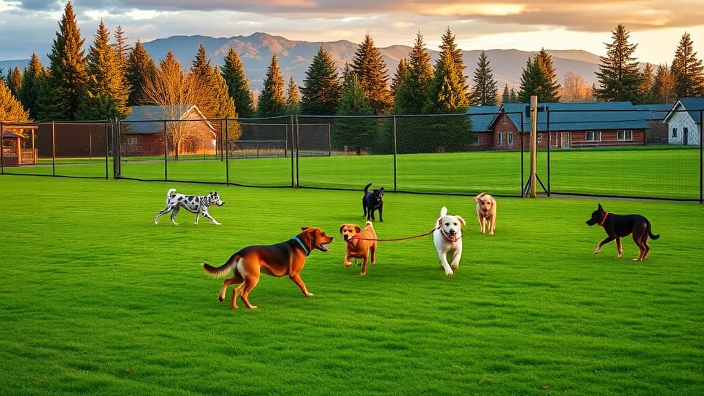 Love's Travel Stop Pasco dog park in Pasco village, WA
