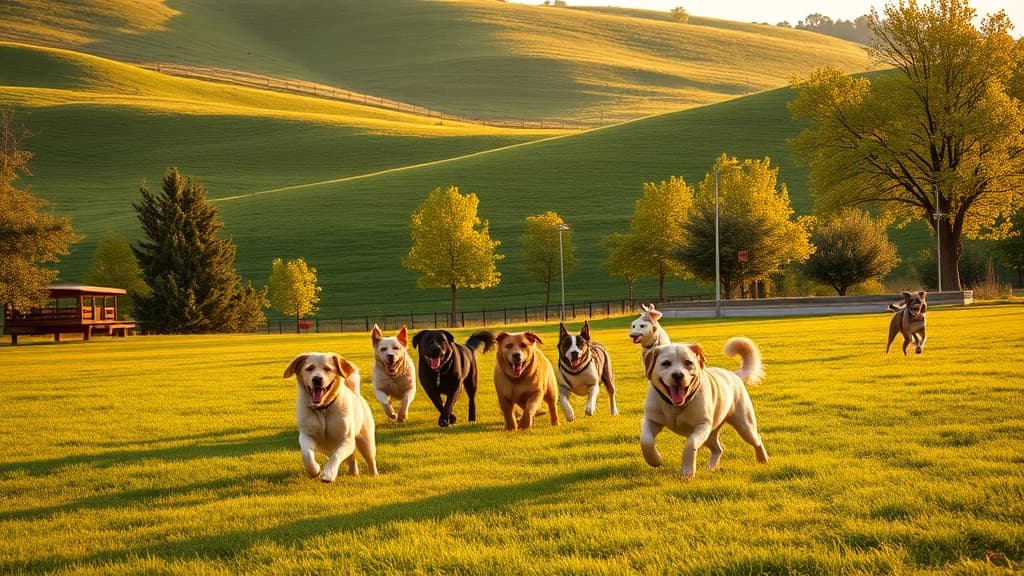 North Shore Picnic and Pet Area dog park in Town of Baraboo, WI