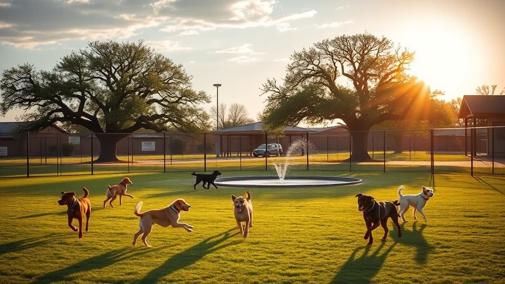 Central Bark dog park in Grand Prairie, TX