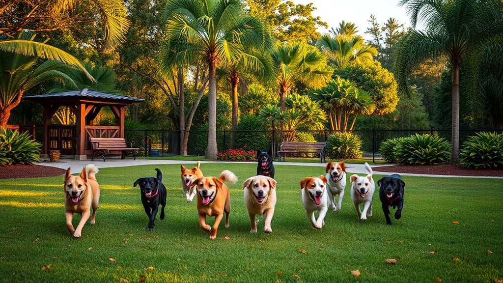 Bark Park at Shane Kelly Park dog park in Oviedo, FL