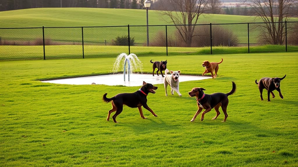 Dog Park at Western Branch Park dog park in Chesapeake, VA