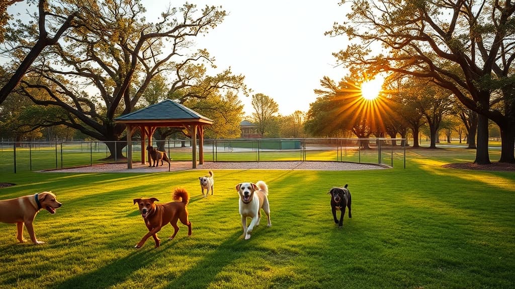 Love's Travel Stop dog park in Holly Springs, MS