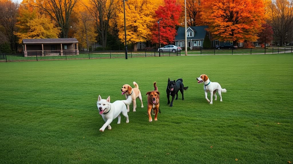 Addis Park dog park in New Milford, CT