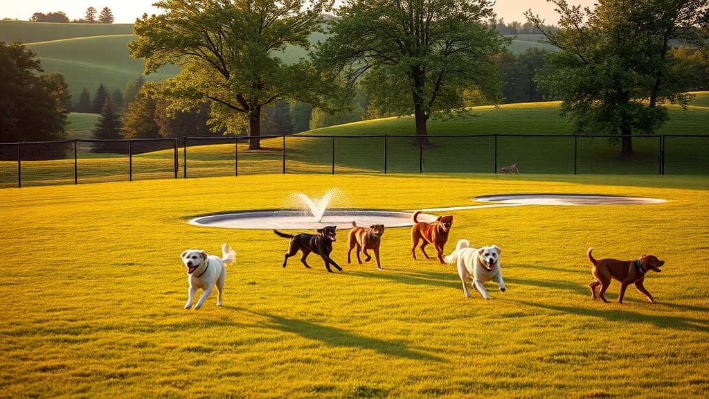 Fido's Field dog park in Urbana, OH