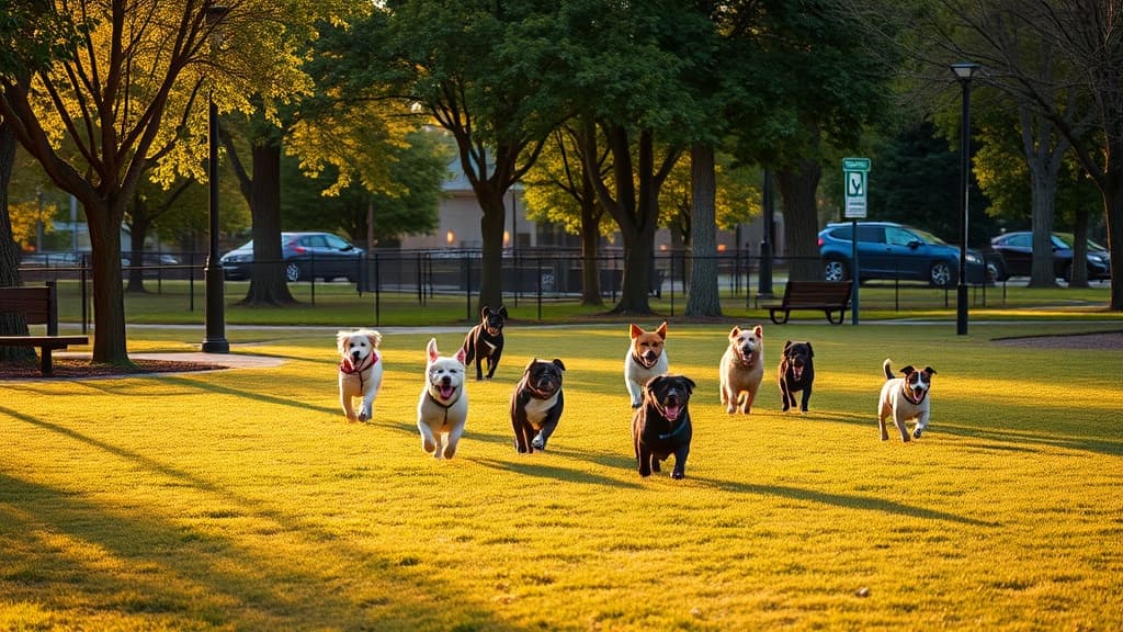 Paws Park dog park in South Williamsport, PA
