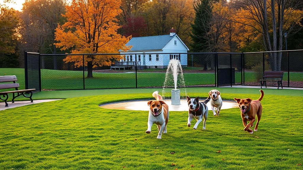 Westfield Dog Bark dog park in Westfield, MA