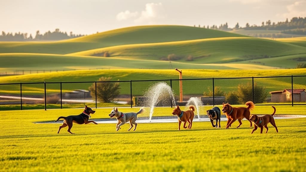 Love's Travel Stop dog park in Sheboygan, WI