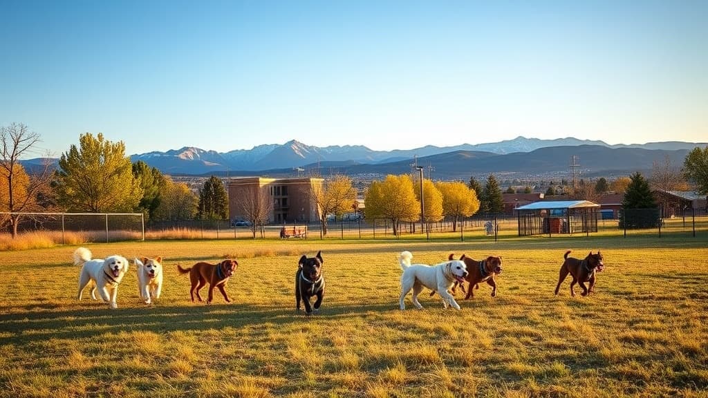 The Argonne Dog Park dog park in Denver, CO