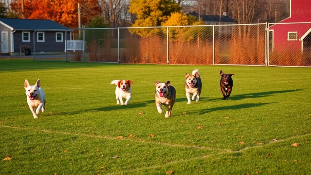 Dog Park at 7-Acre Park dog park in Everett, MA