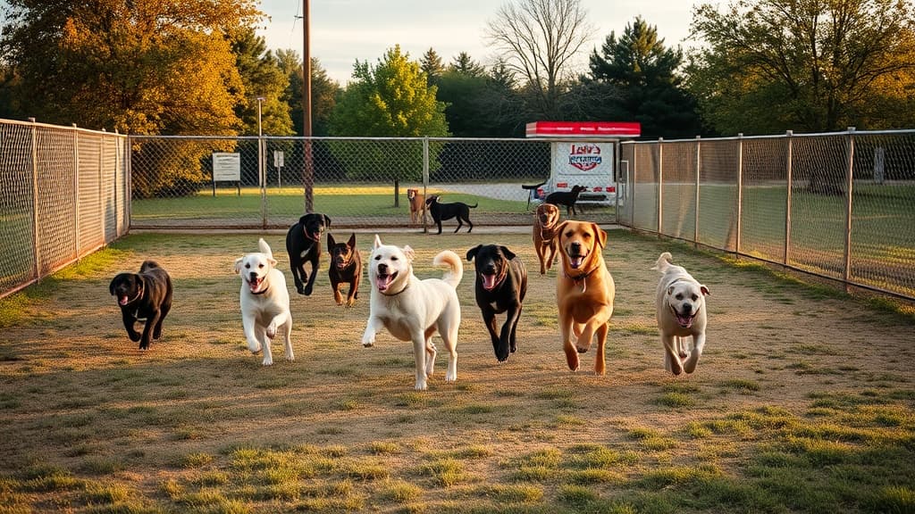 Love's Travel Stop dog park in Choctaw, OK
