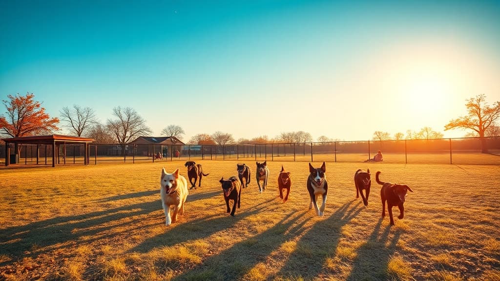 Alma Dog Park dog park in McKinney, TX