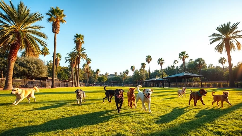 Bark Park dog park in Calabasas, CA