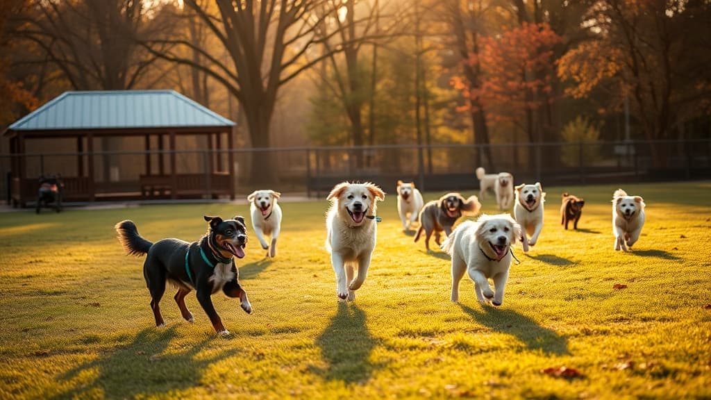 Bark Park dog park in Marysville, OH