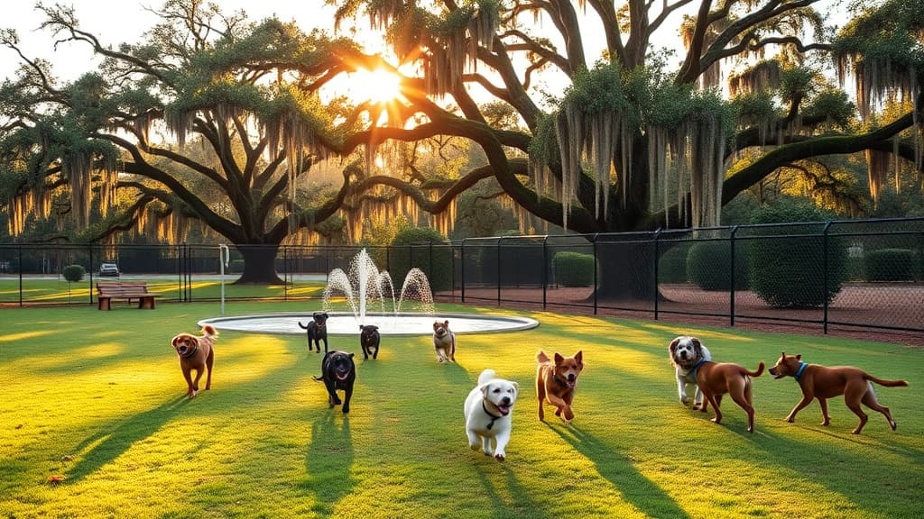 Dog Park at Adair Park dog park in Decatur, GA