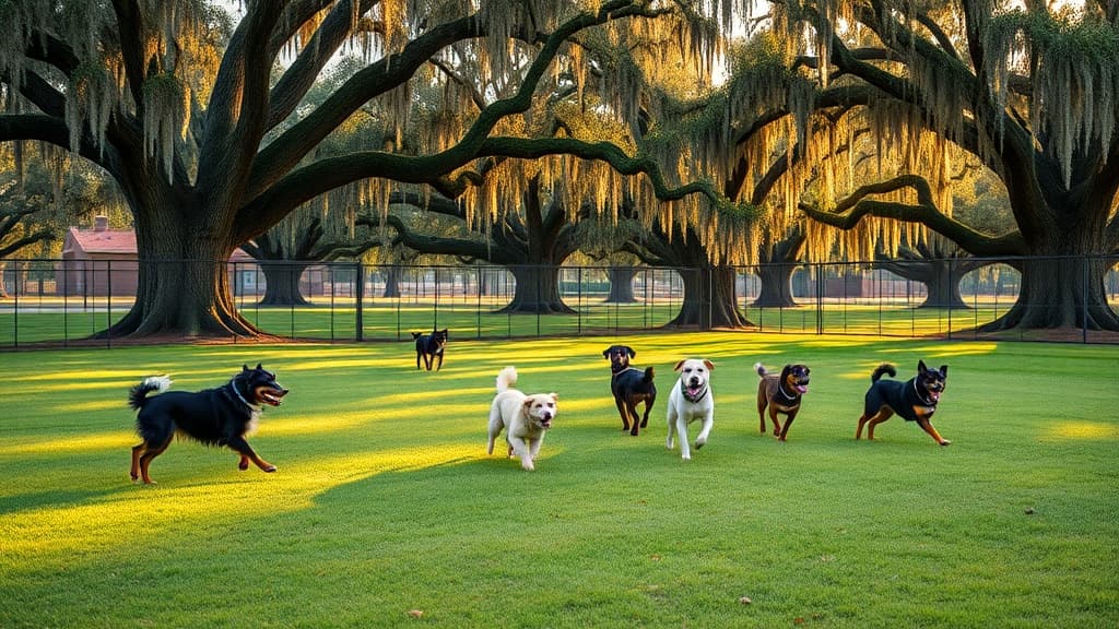 Dog Park at Clipper Flowery Branch dog park in Flowery Branch, GA