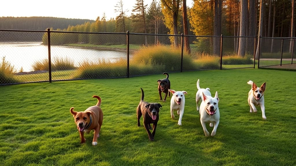 Love's Travel Stop dog park in Capac, MI