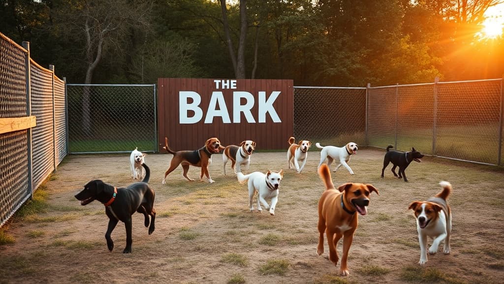 The Bark dog park in Knoxville, TN