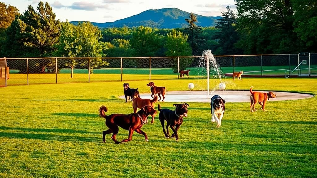 Dog Park at Piney Wood Park dog park in Durham, NC