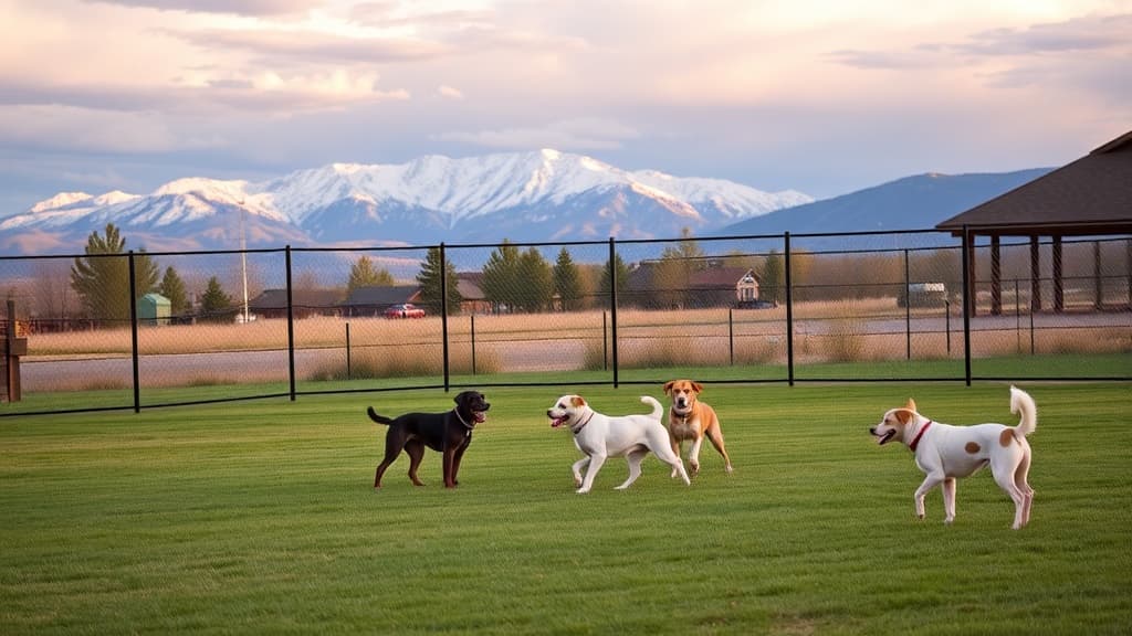 Dog Park at Fulton Heights Park dog park in Fort Morgan Neighborhood Plaza 2, CO