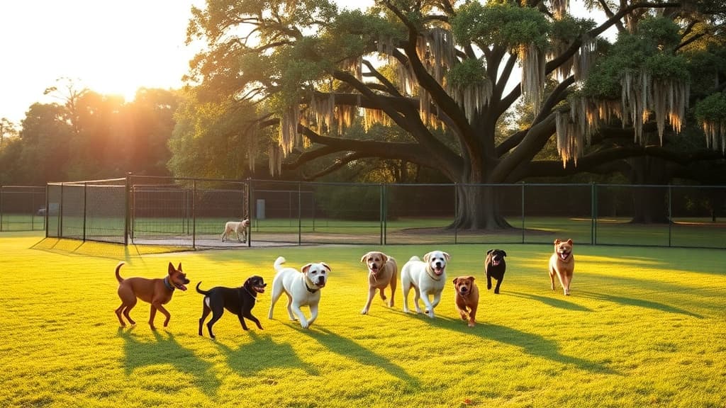 Love's Travel Stop dog park in Albany, GA